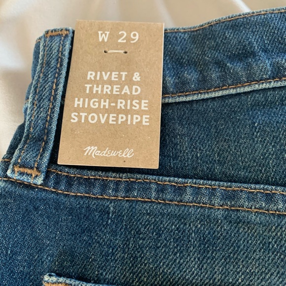Madewell: Rivet & Thread High Rise Jeans - Picture 3 of 4